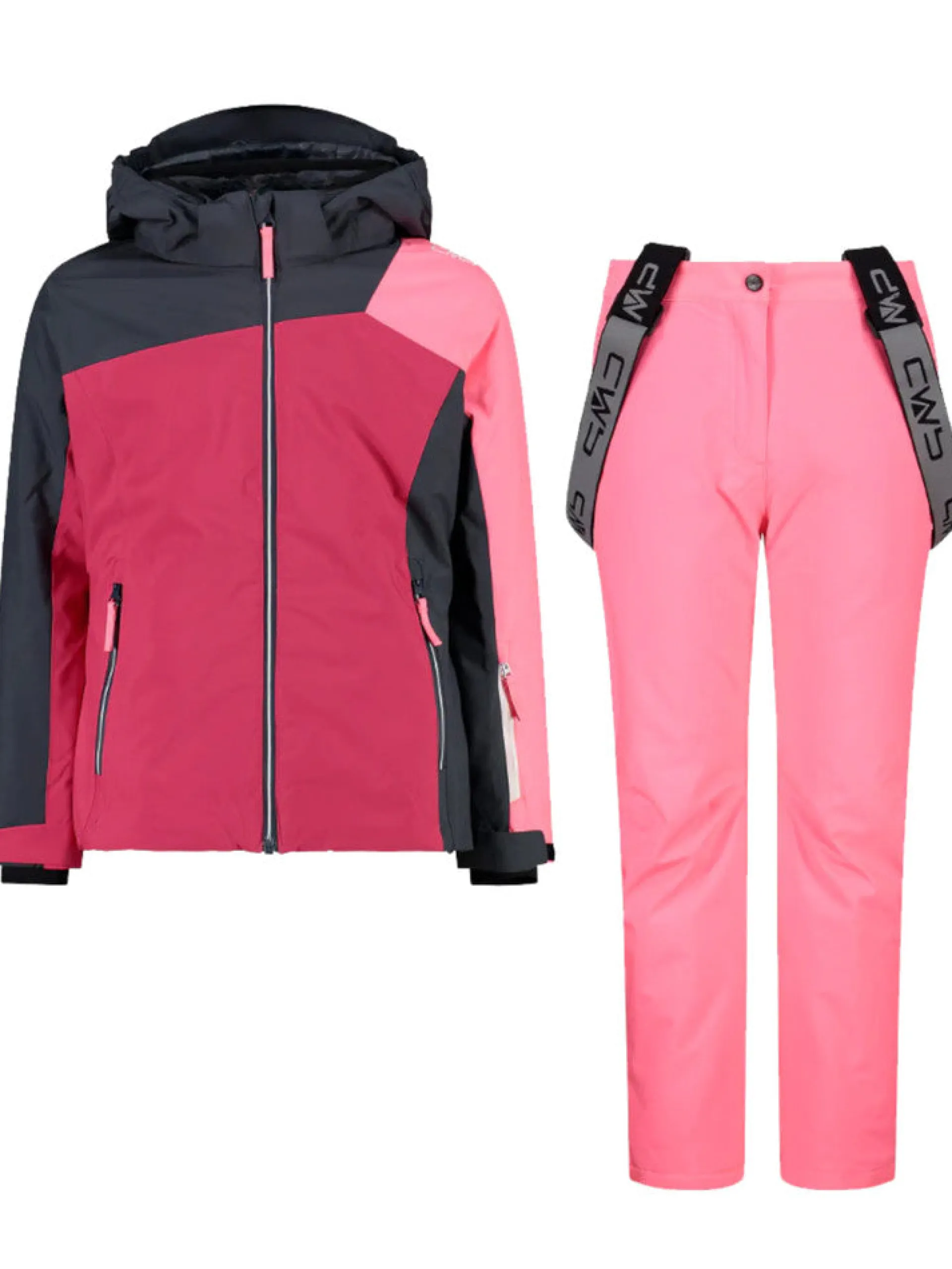 CMP Abbigliamento*Tuta sci rosa da bambina 33W0605