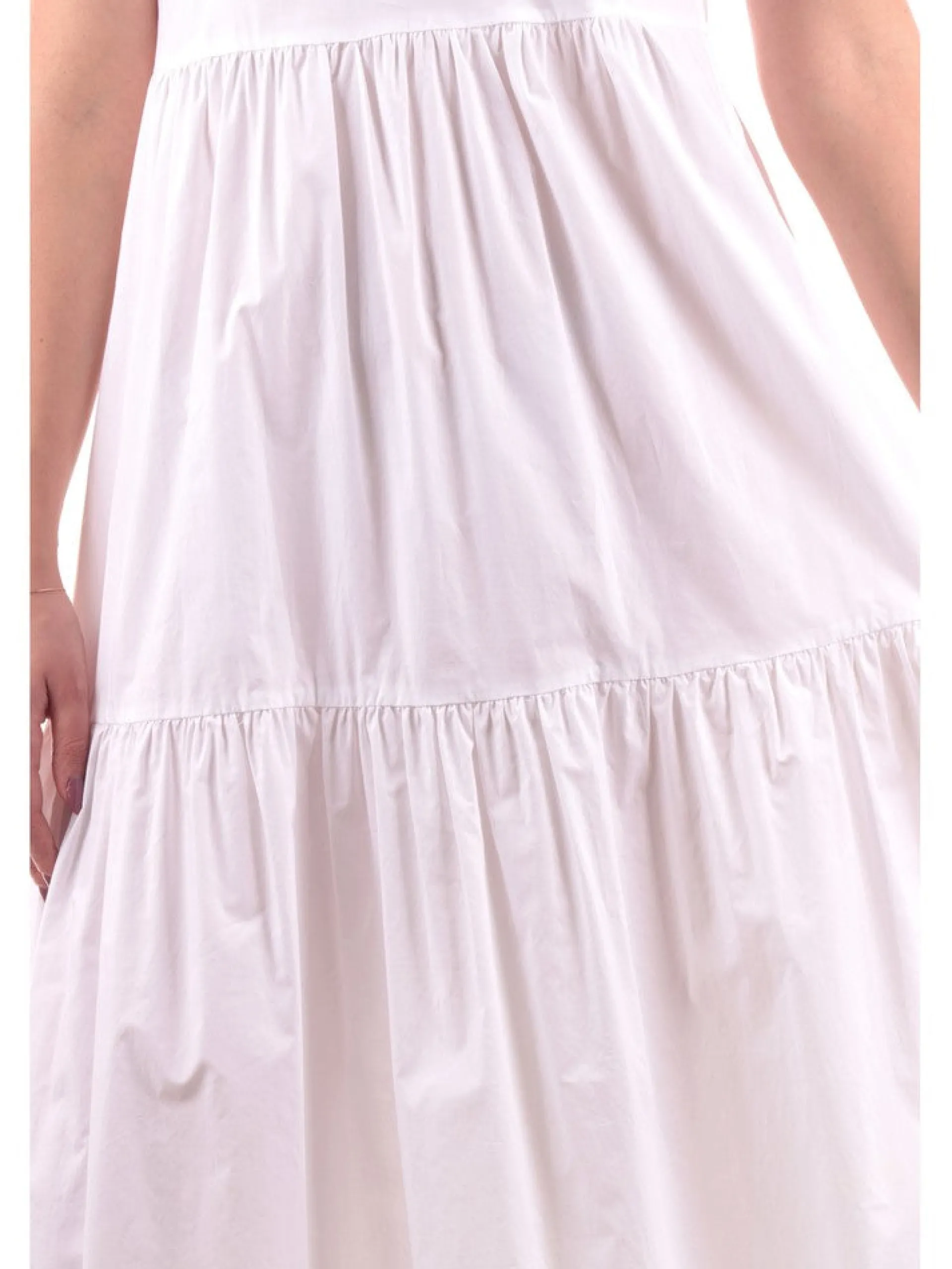 ANIS Vestiti*Vestito bianco da donna con balze 2431101