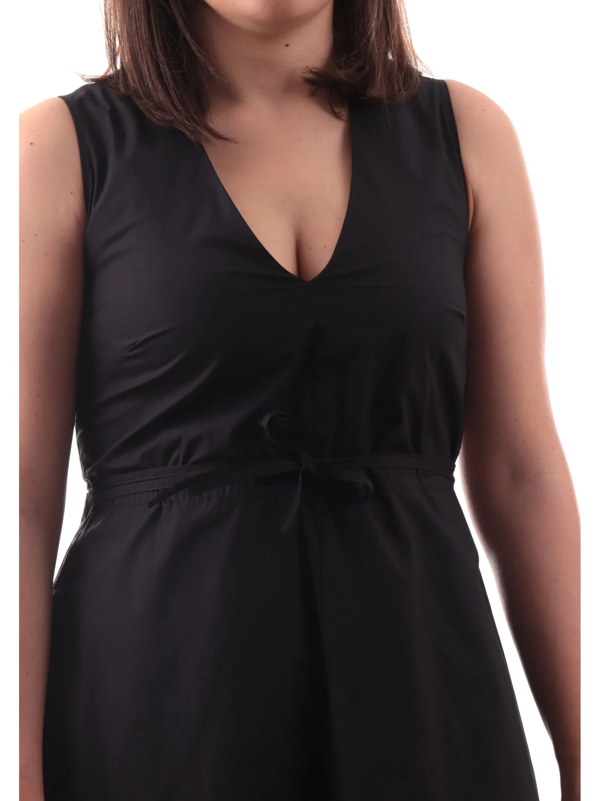 ANIS Vestiti*Vestito White nero da donna Scollo a V svasato 251C1282 029