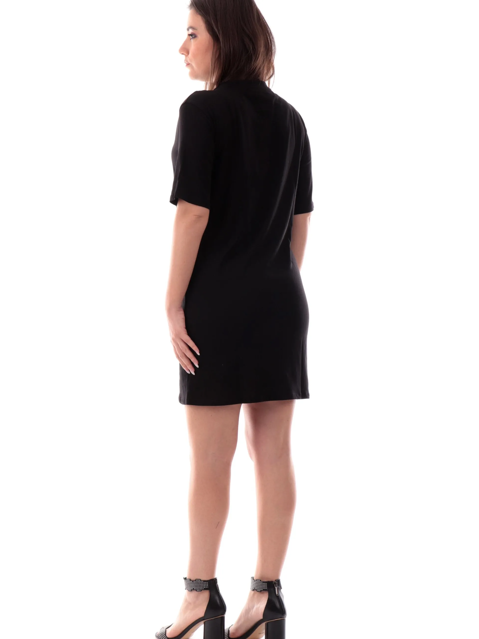 ARMANI EXCHANGE Vestiti*Vestito AX nero da donna con logo AX strass XW000825AF10356