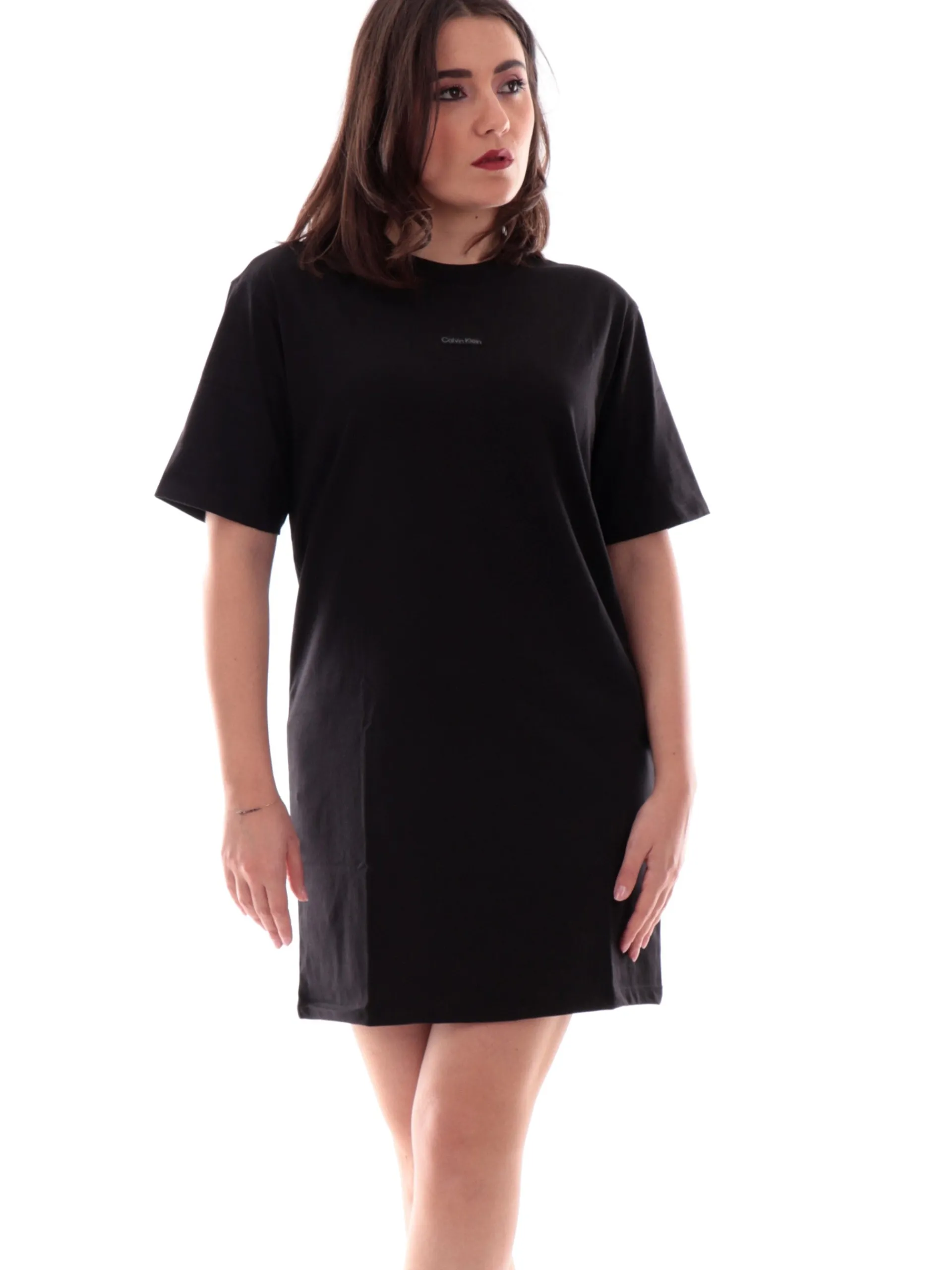 CALVIN KLEIN Vestiti*Vestito nero da donna maximaglia J20J225289