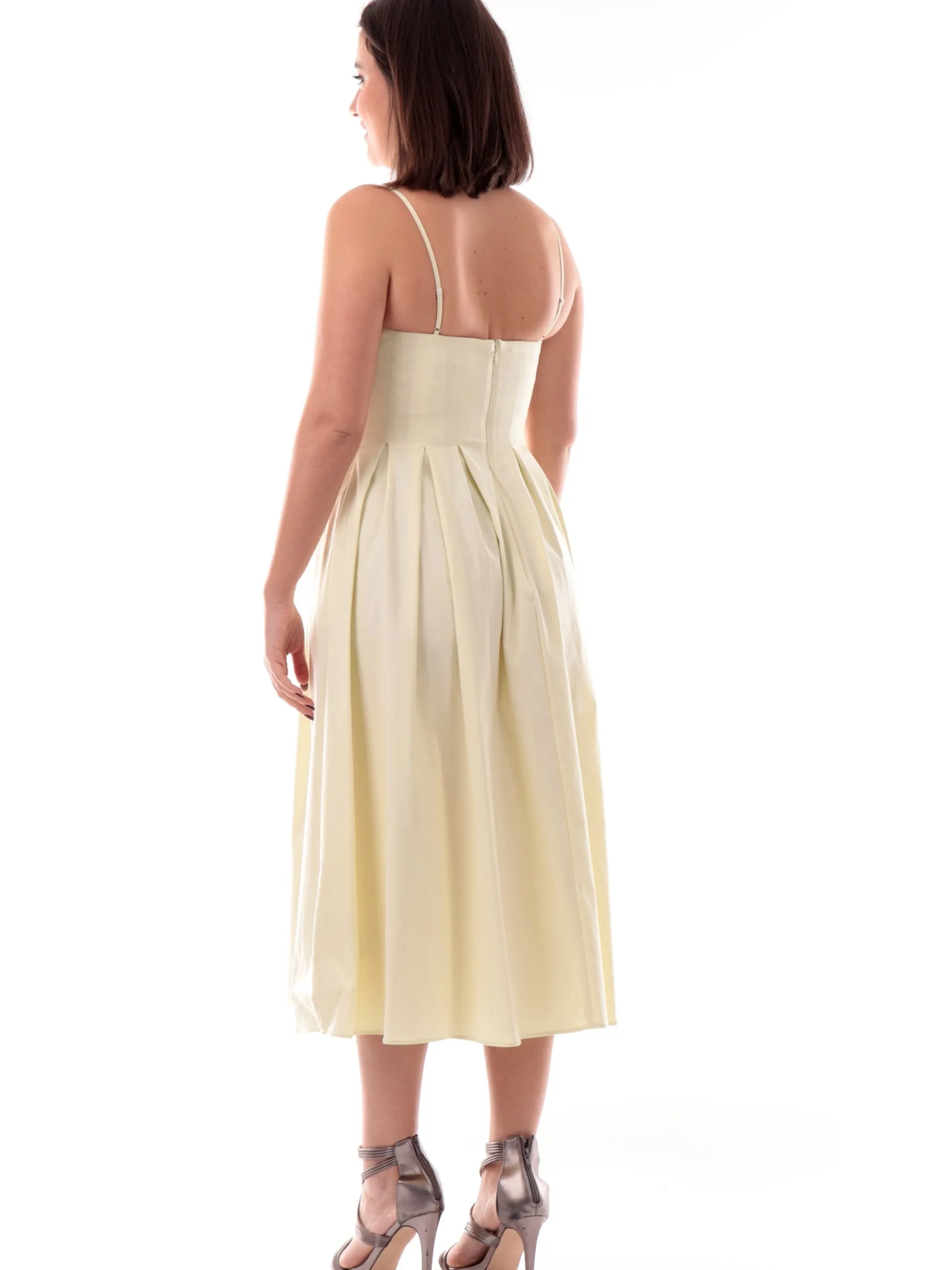 GUESS Vestiti*Vestito cerimonia giallo da donna Bria W5GK61WGMR2