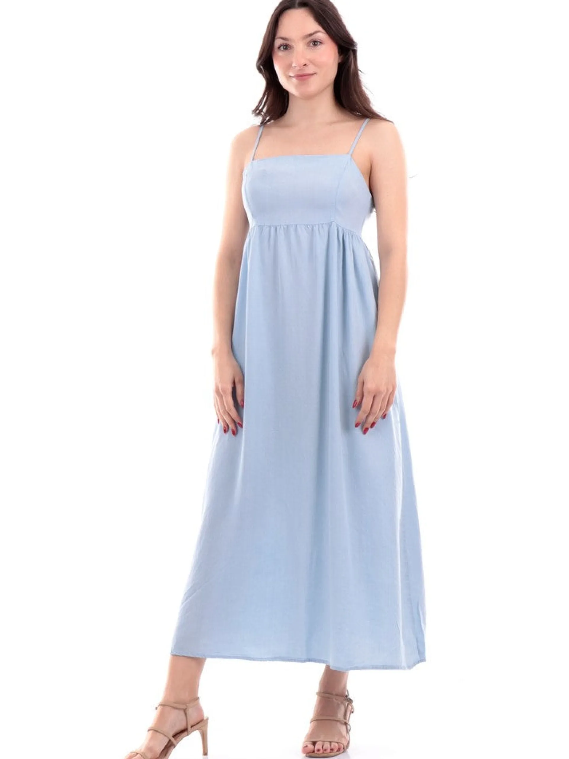 TIFFOSI Vestiti*Vestito da donna lungo azzurro 10049427