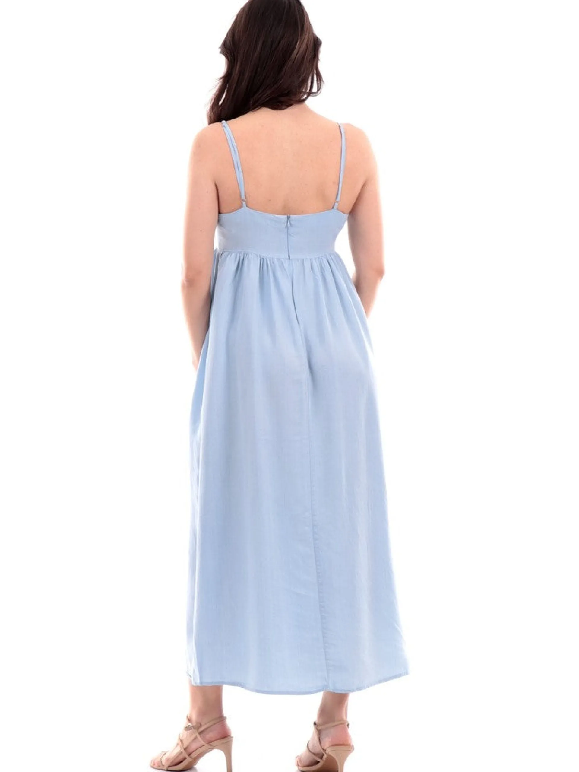 TIFFOSI Vestiti*Vestito da donna lungo azzurro 10049427