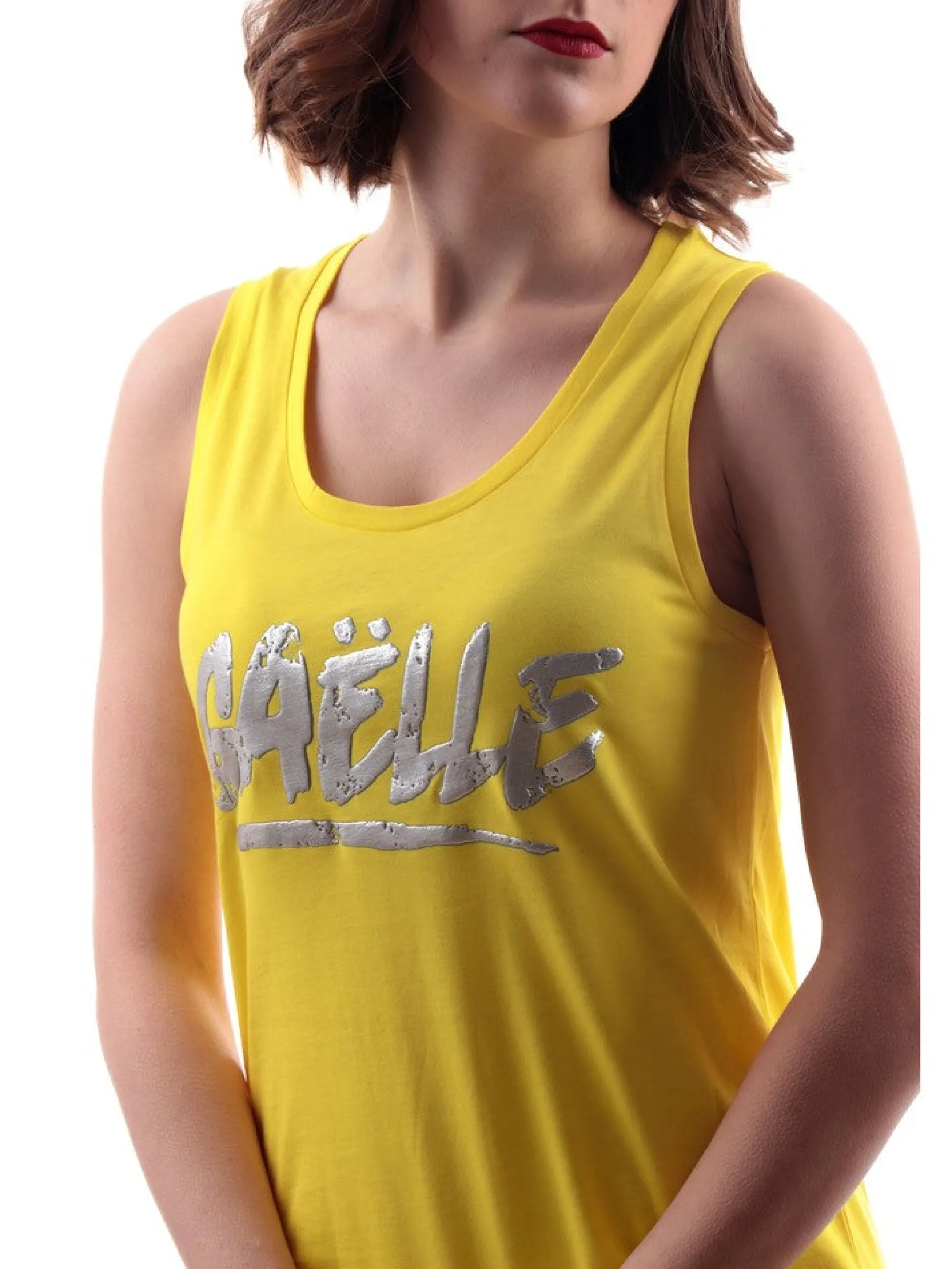 GAELLE Vestiti*Vestito giallo da donna GBD11049SA