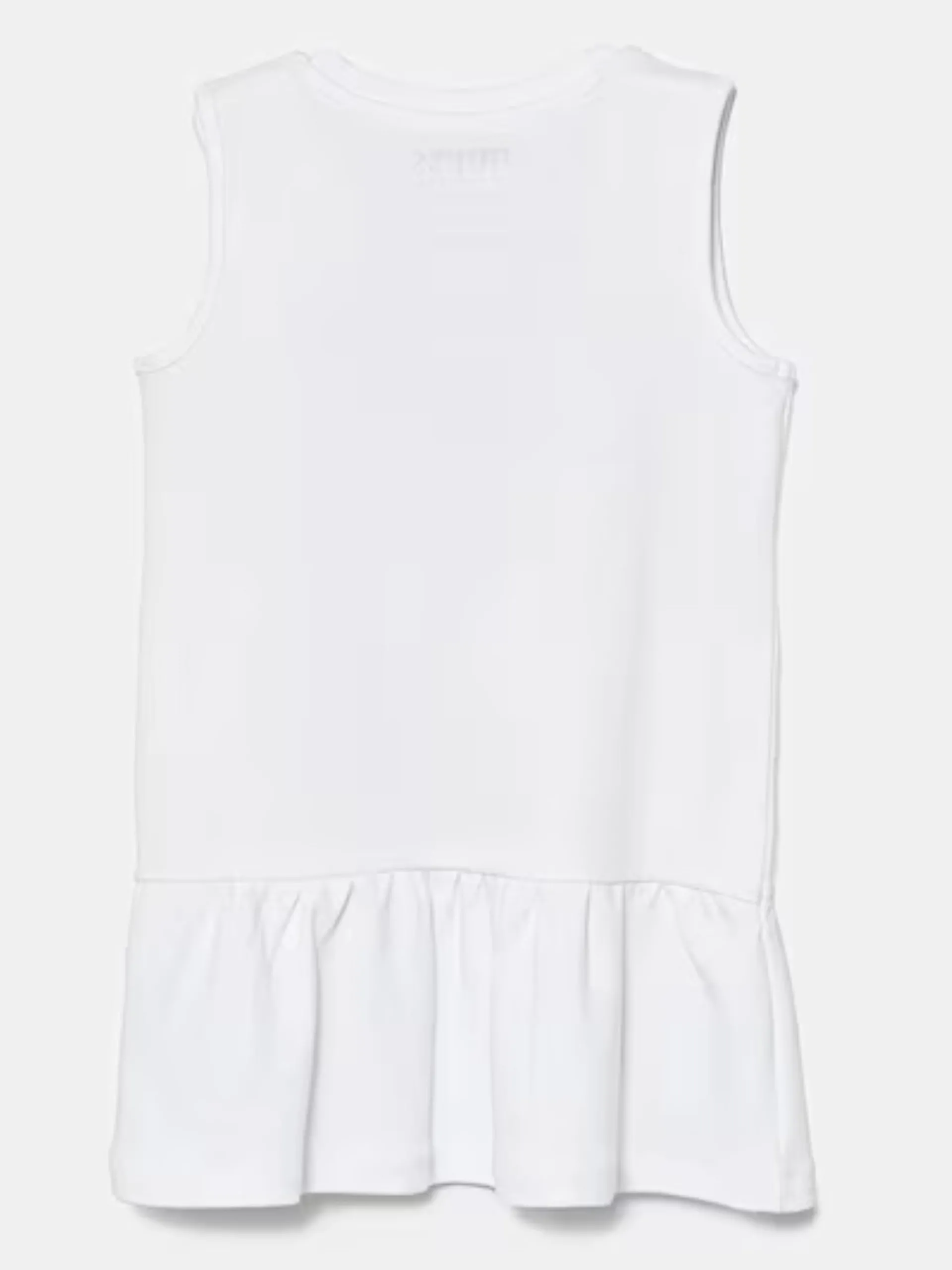 GUESS Vestiti*Vestito bianco da bambina maxi stampa con glitter K4RK23KA6W4
