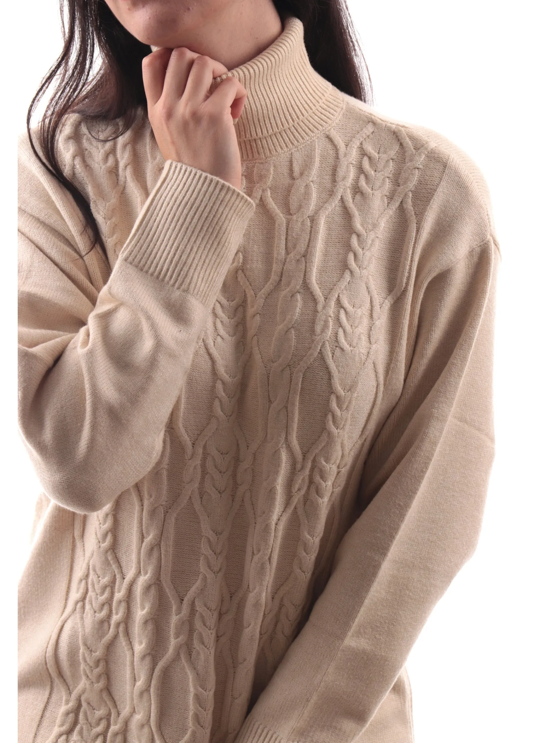 TIFFOSI Vestiti*Vestito in maglia beige da donna Spell Bound 1 10056458