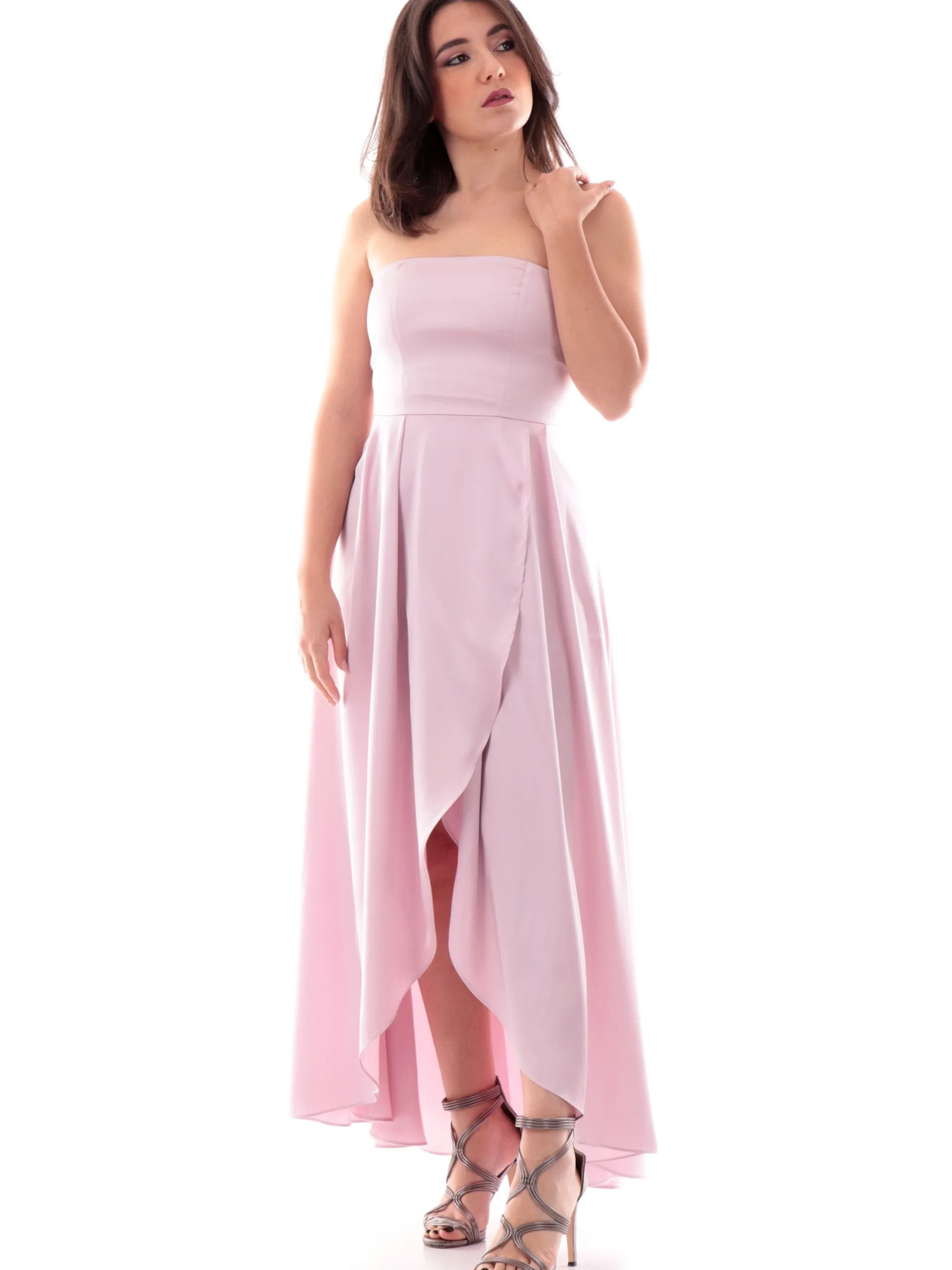EMME MARELLA Vestiti*Vestito Lungo rosa da donna Jackie in raso