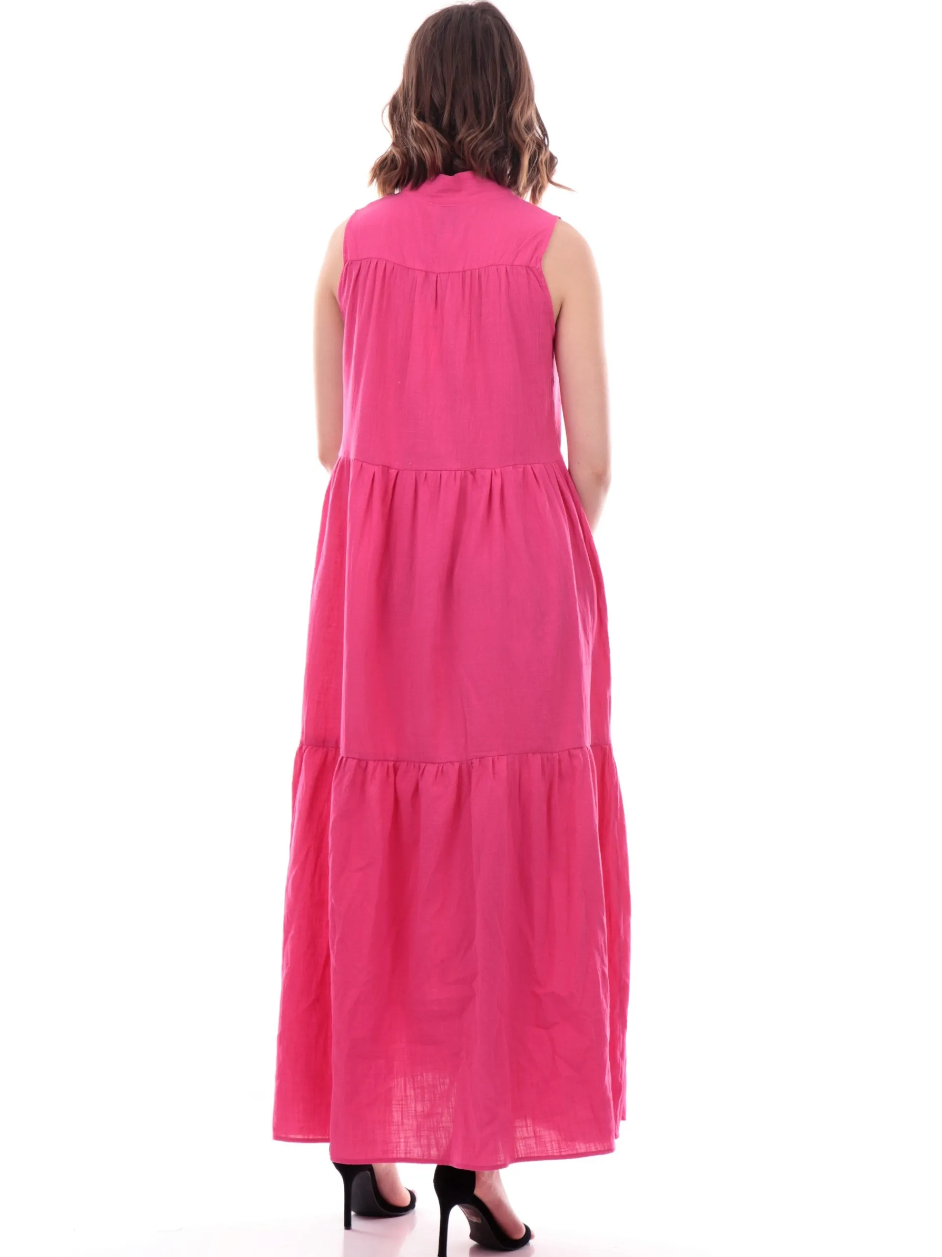 MOLLYBRACKEN Vestiti*Vestito Lungo Fucsia da Donna Molly Bracken LAL175AP