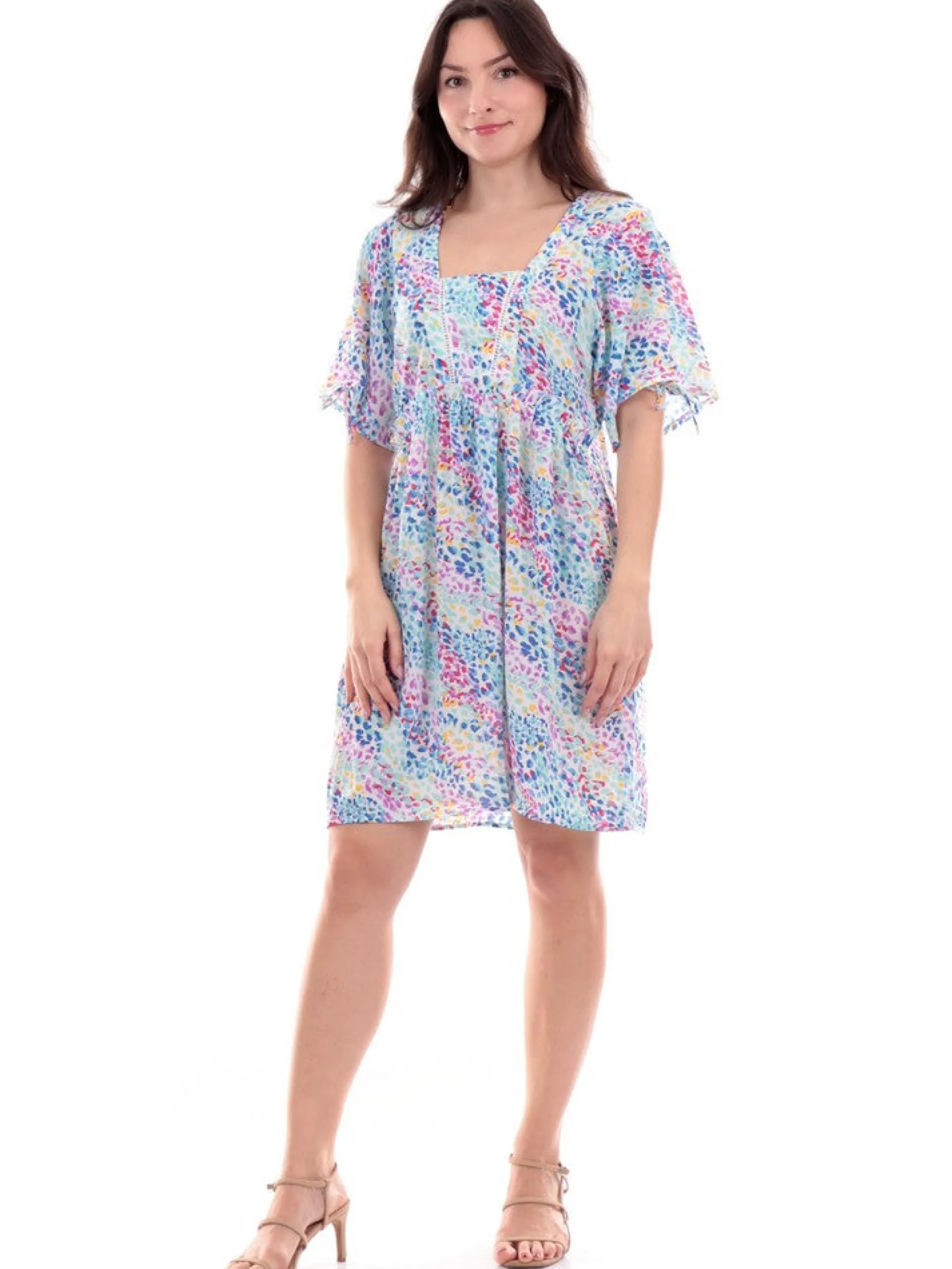 MOLLYBRACKEN Vestiti*Vestito Molly Bracken bianco da donna Woven Dress LA53BE