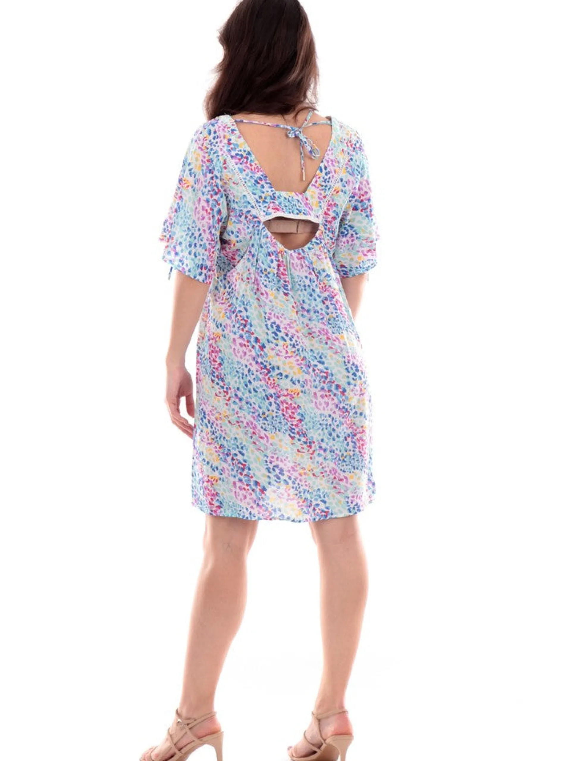 MOLLYBRACKEN Vestiti*Vestito Molly Bracken bianco da donna Woven Dress LA53BE