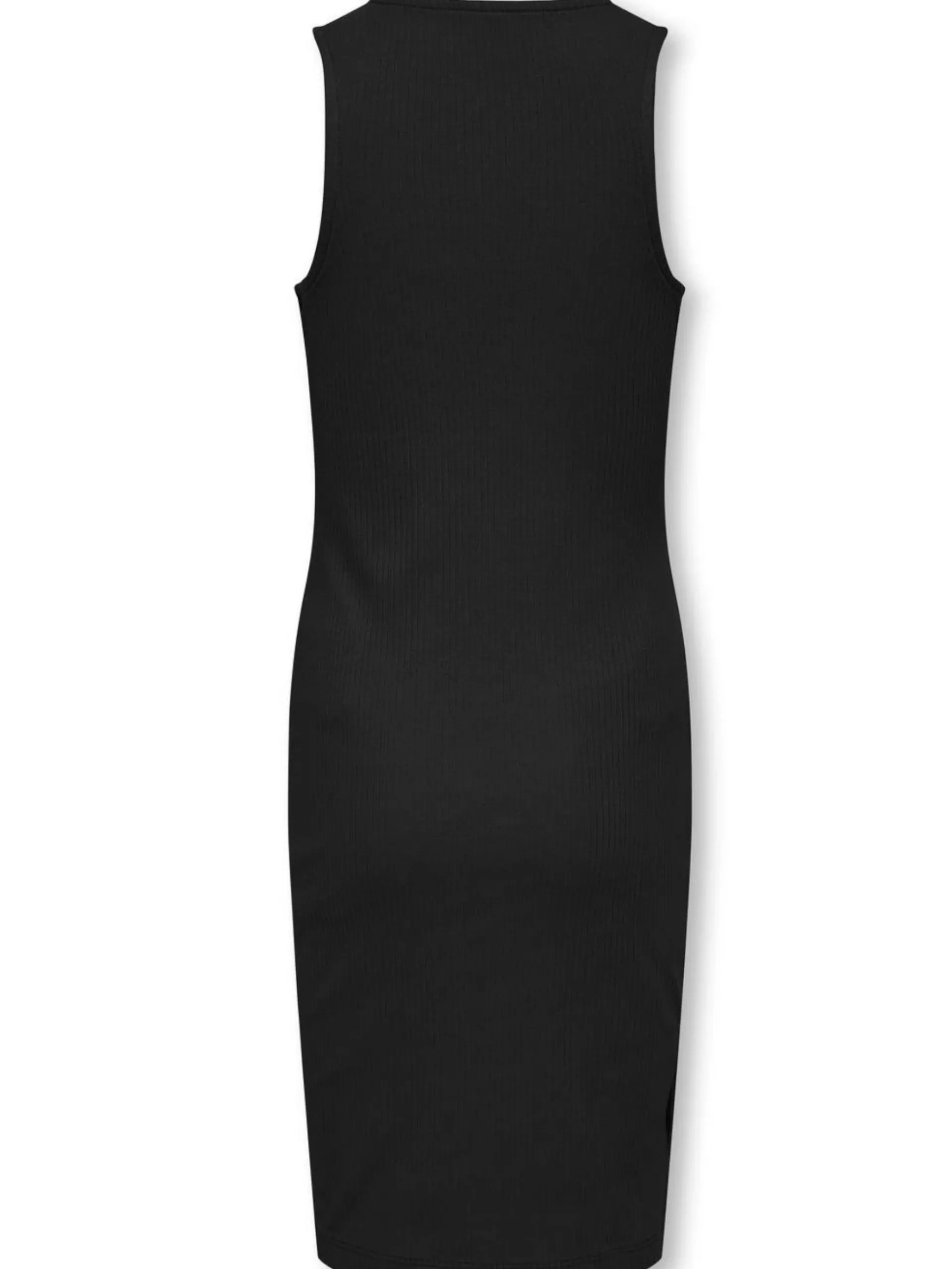 ONLY Vestiti*Vestito nero da bambina a costine Midi 15324397