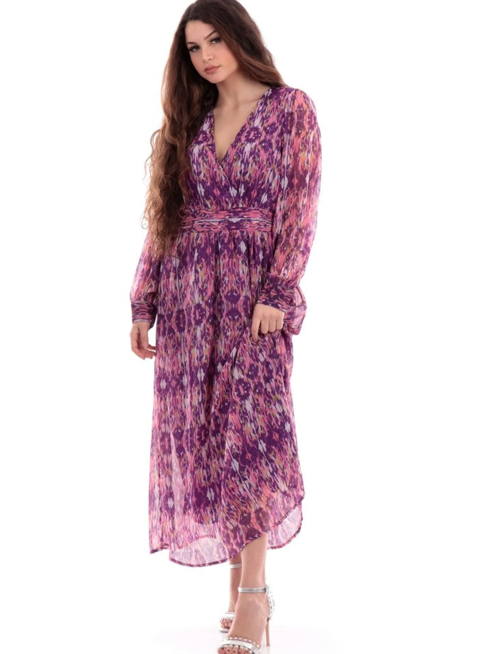 ONLY Vestiti*Vestito viola da donna Midi 15314977