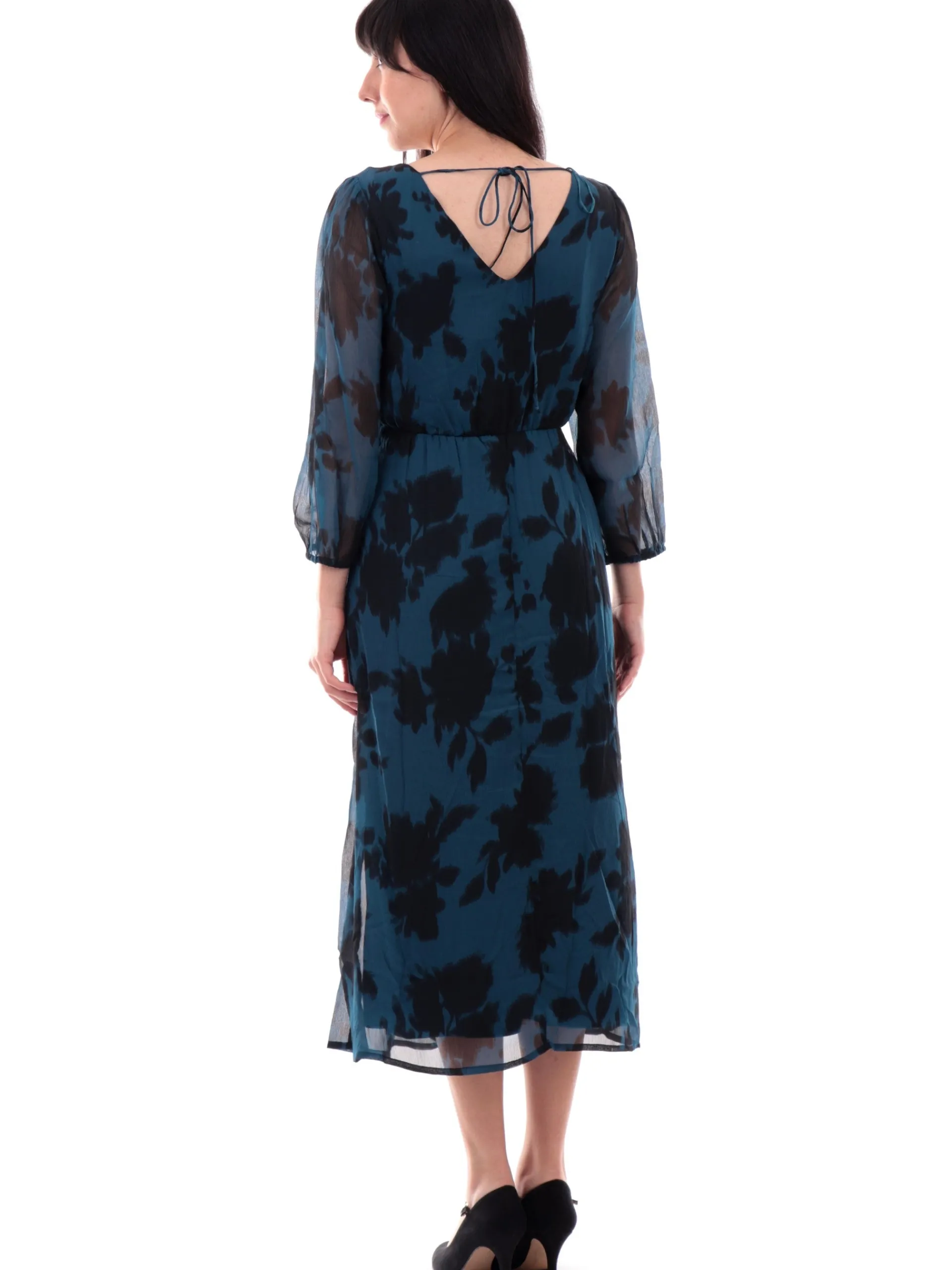 TIFFOSI Vestiti*Vestito scollo a V blu da donna svasato Paz 1 10057354