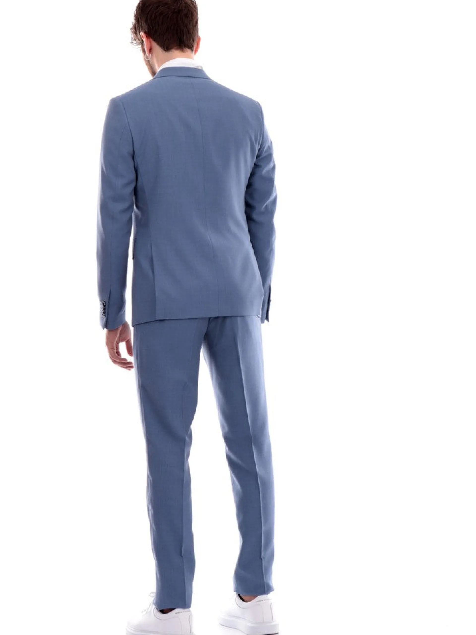 ALDO MARIA TESTA Completi*Vestito uomo completo blu cielo da uomo Drop 7 AB600TR103