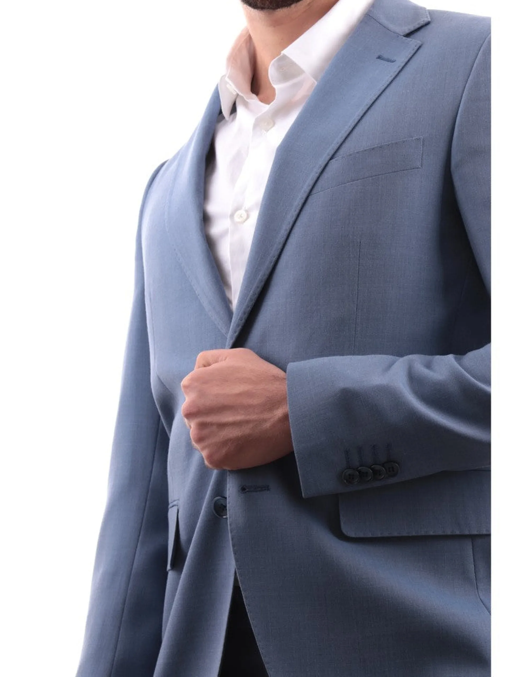 ALDO MARIA TESTA Completi*Vestito uomo completo blu cielo da uomo Drop 7 AB600TR103