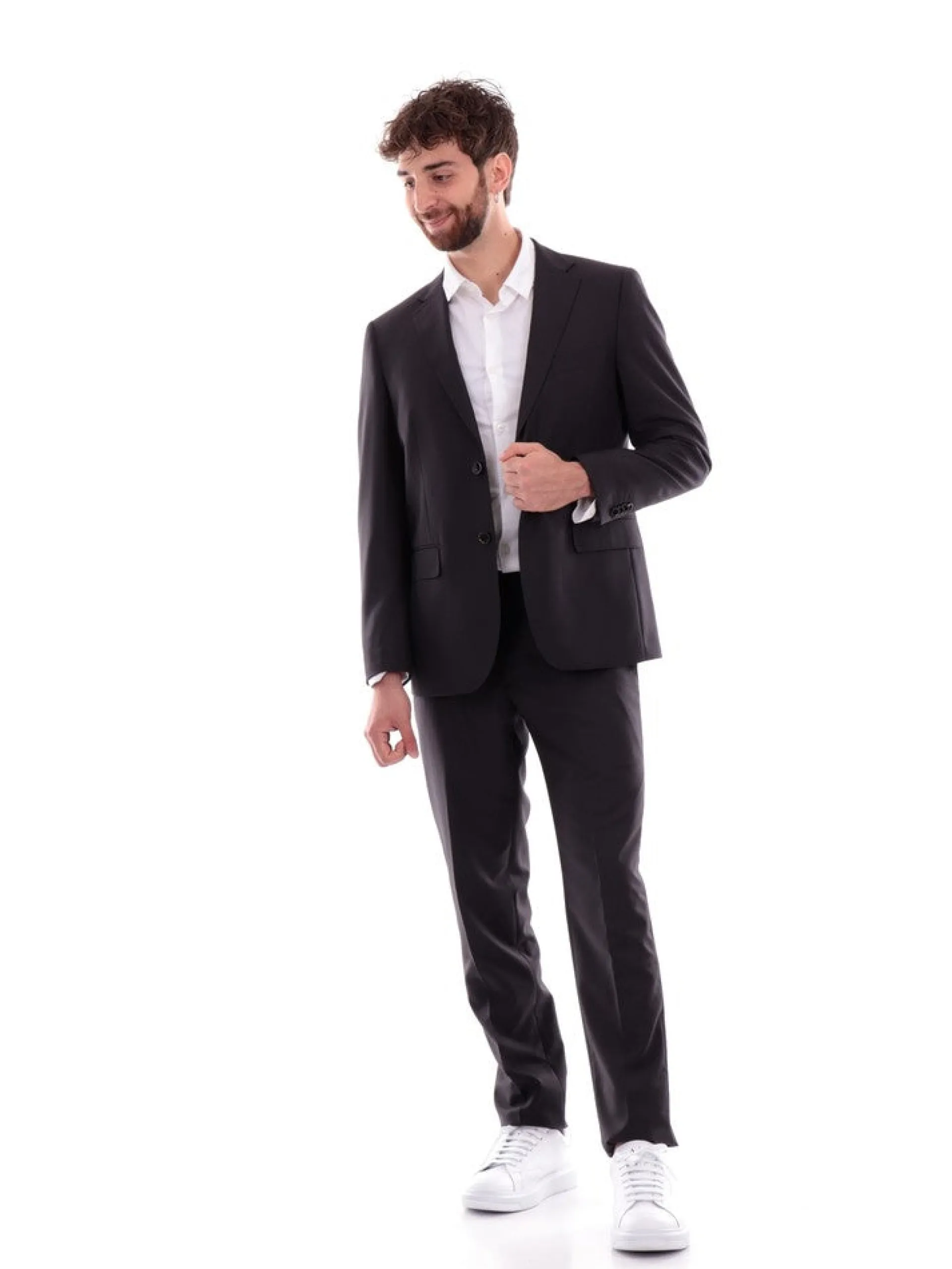ALDO MARIA TESTA Completi*Vestito uomo completo grigio antracite Drop 4 AB200TR100