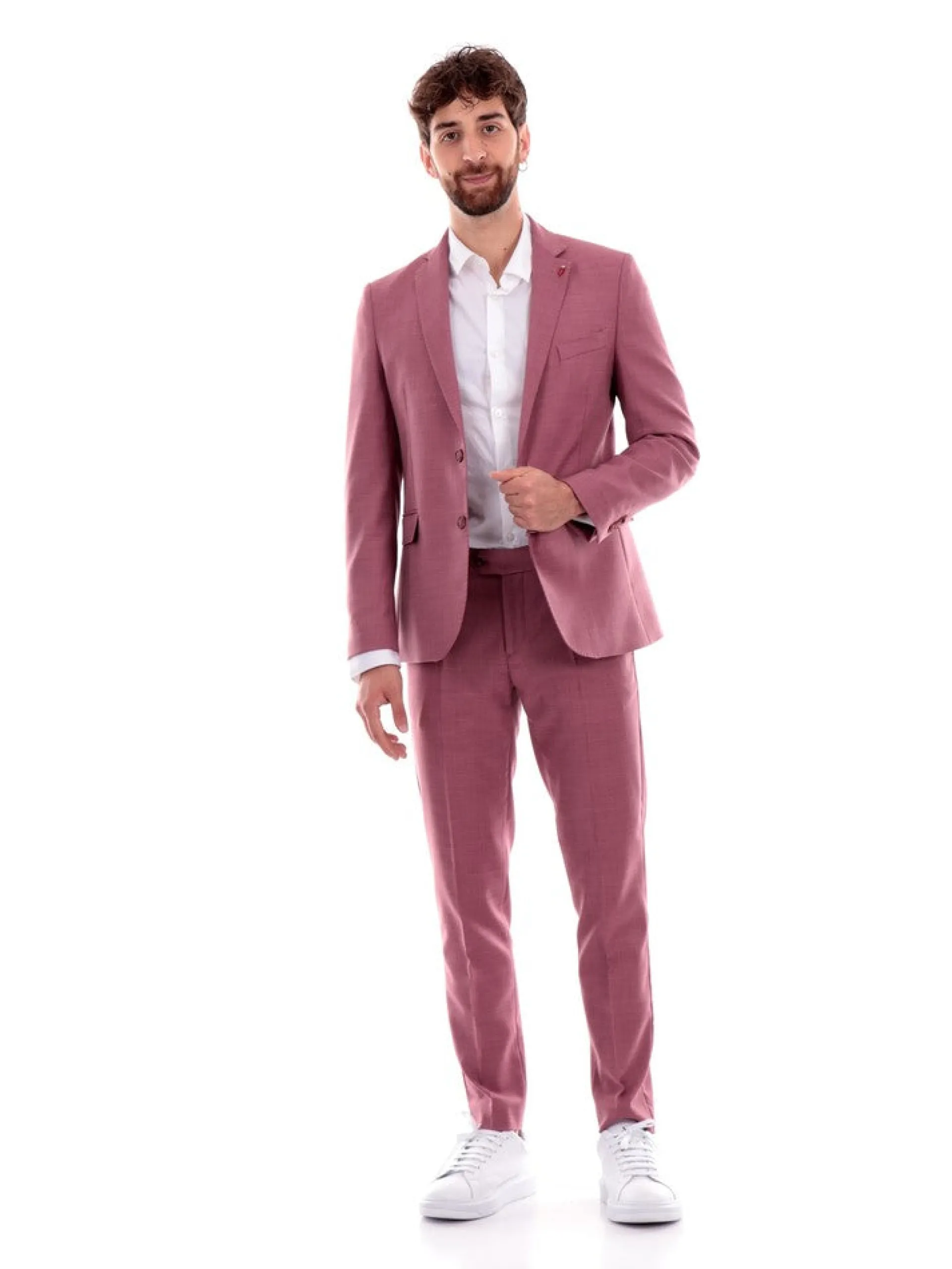 MULISH Completi*Vestito uomo completo bordeaux Melange SPAAB7200