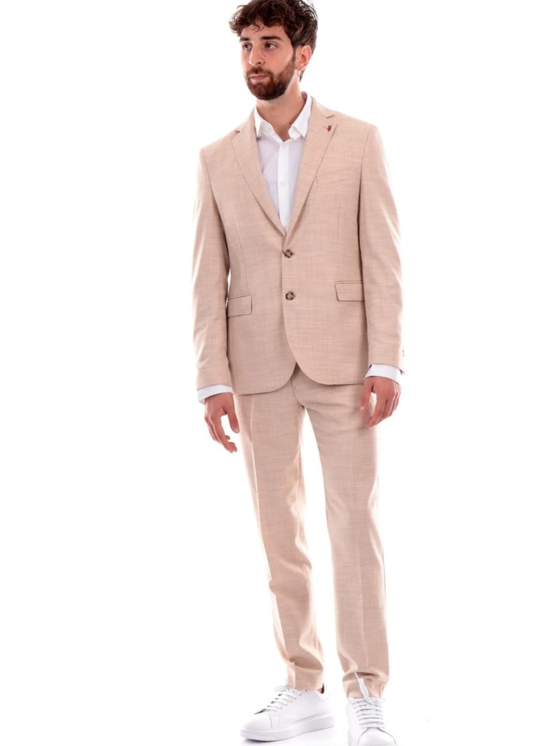 MULISH Completi*Vestito uomo completo beige Melange SPAAB7200